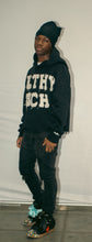 Load image into Gallery viewer, Filthy Rich cropped hoodie
