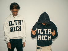 Load image into Gallery viewer, Filthy Rich cropped hoodie
